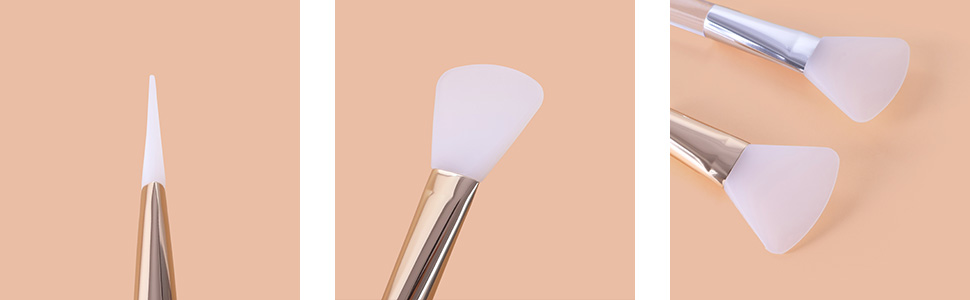 Brosse pour masque facial en silicone